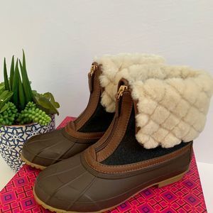 Tory Burch Abbot shearling bootie size 7US